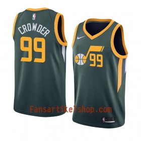Utah Jazz Trikot Jae Crowder 99 2018-19 Nike Grün Swingman - Herren